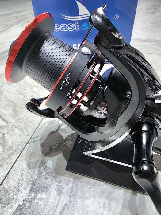 SET 4 Mulinete EastShark S CARP 9000 6+1RULMENTI NEW 2026