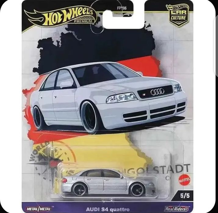 Модель Audi A4 S4 B5 Hot Wheels Premium