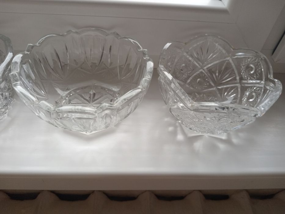 Срочно. хрусталь, лодочки, салатницы,  Советского периода!