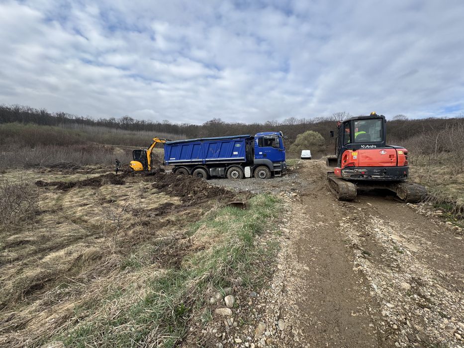 LUCRARI /INCHIRIERI excavator 3t / Buldozer 20 t
