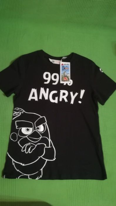 Тениски Angry birds и др, с етикети+подаръци