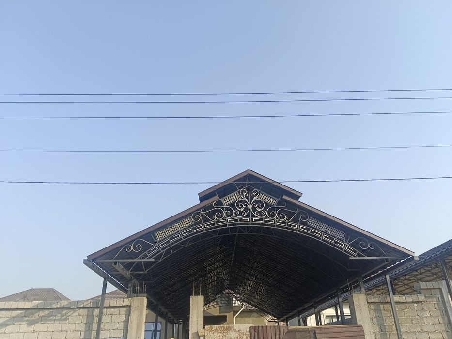 Навес арка перила