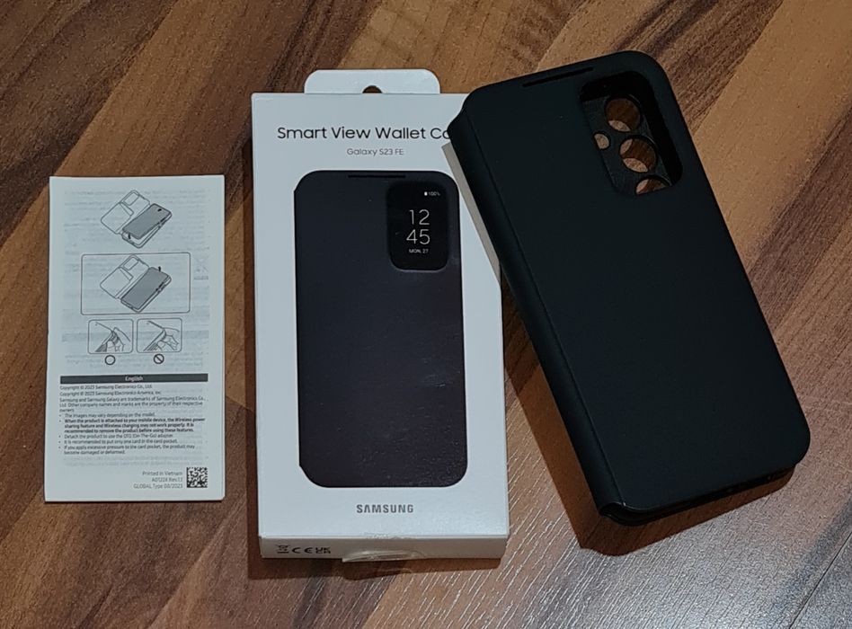 Husa flip activa originala Samsung Smart View Wallet Case S23 FE S711