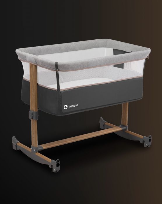 Pătuț Co-Sleeper Lionelo Leonie 3 în 1 – Stare foarte bună