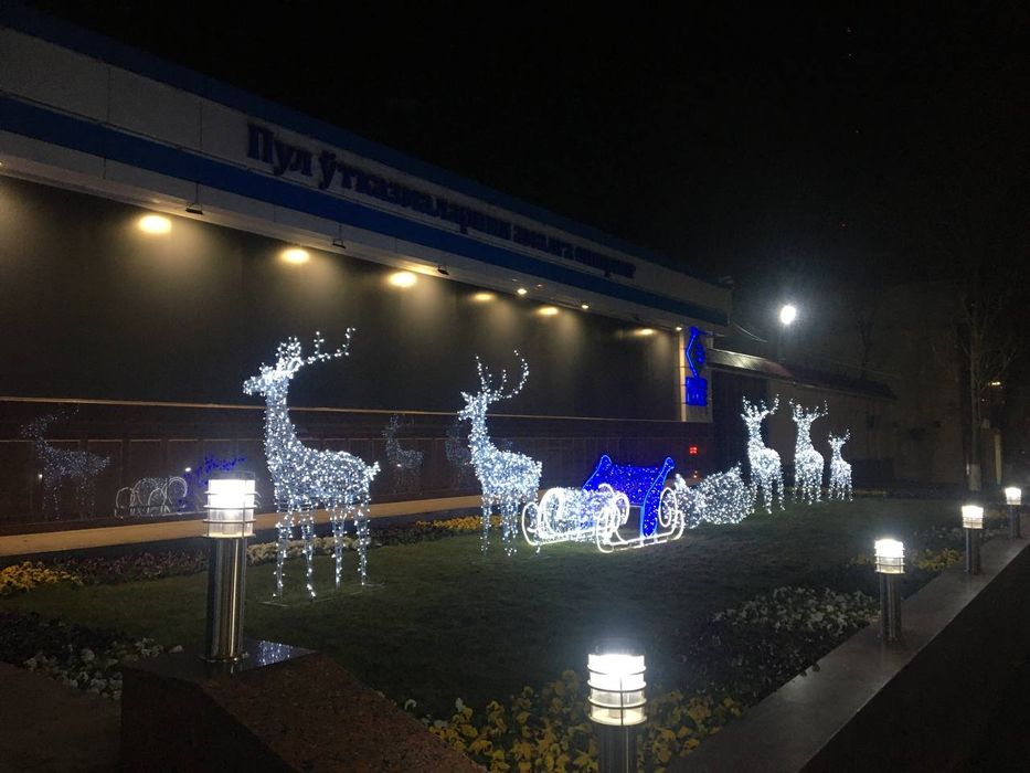 Оформление фасадов зданий офисов домов