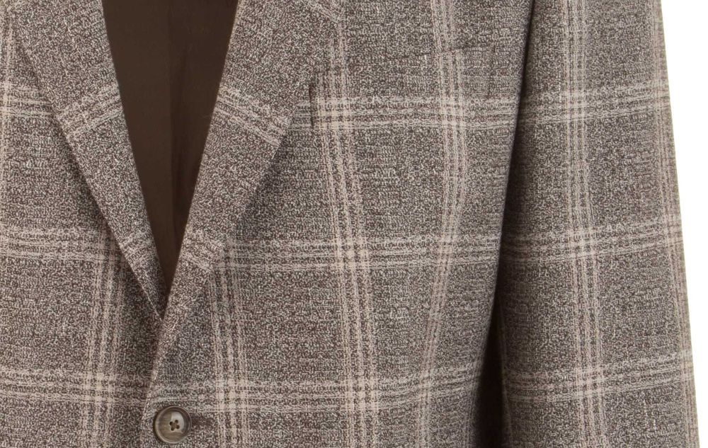 Sacou blazer slim de lux Eduard Dressler 48 50 M L lana si matase came