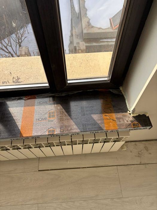 Подоконники с установкой.