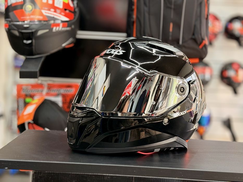 Casca Moto Axxis Panther SV NEGRU Lucios