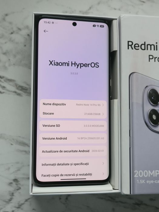 Vand/schimb Redmi Note 14 Pro 5G 256gb