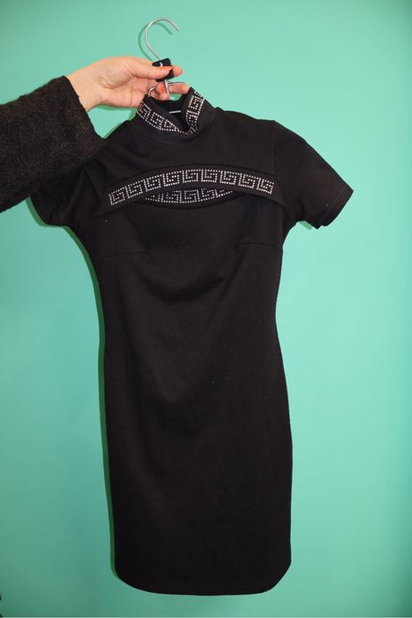 Черна вечерна рокля, S размер