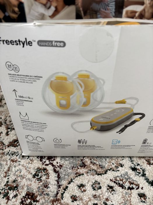 Pompa de sani duala, electrica handsfree  model: Medela  freestyle