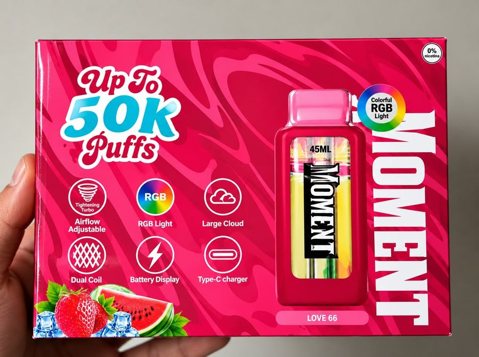 Pachet 2 Vape 50.000 Puffs IMoment Nivel Lichid