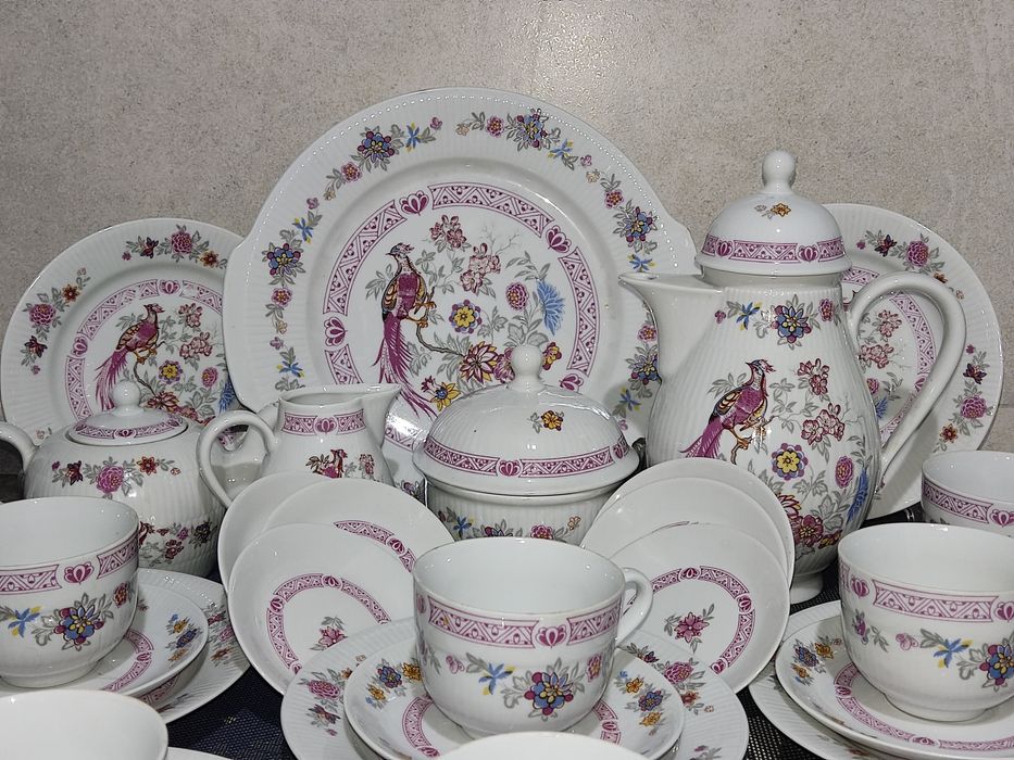 Сервиз чайный Павлины.ГДР