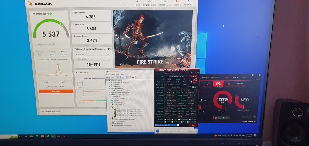 Placa video ASUS GTX 760 DirectCU II OC 2GB GDDR5 256-bit 150 ron