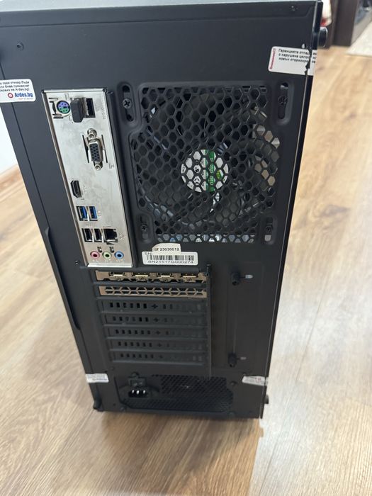 Продавам геймърски компютър – RTX 3050 8GB OC | Intel Core i5-11400F | 16GB RAM