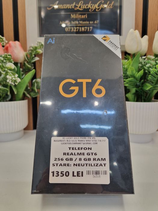 Realme GT6 256GB / 8GB RAM Neactivat Garanție!#36315