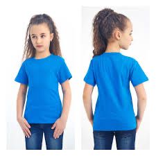 Футболки однотонные детские