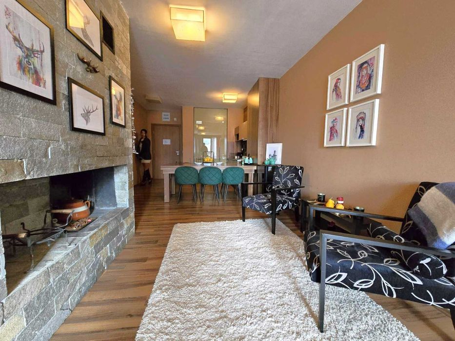 Просторен двустаен апартамент в St George Ski & Holiday, Банско