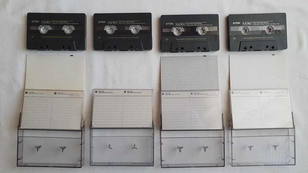 Аудио касети TDK SA90, TDK SA100, TDK SA60