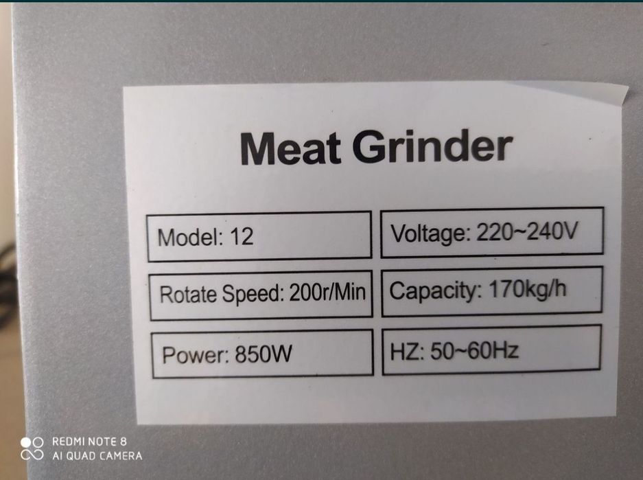 Go'sht qiymalagich myasrobka Professional Uskuna