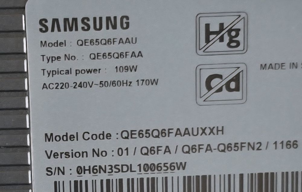 Tv smart Samsung 138 cm