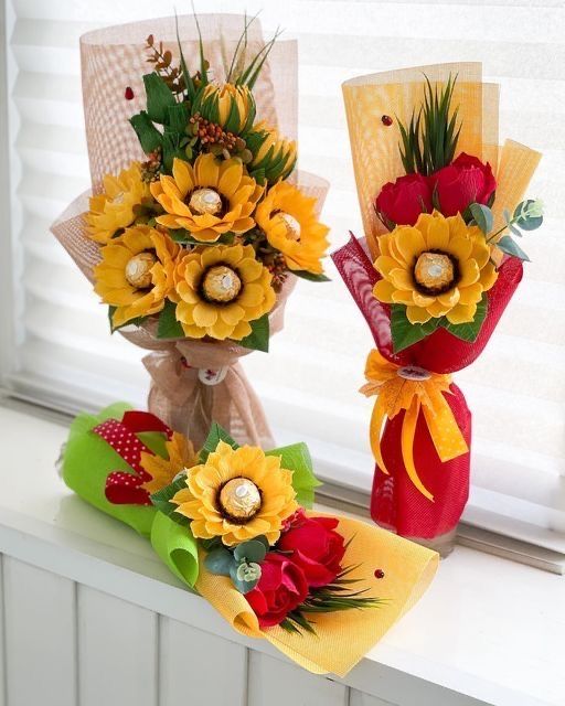 Изработка на букети и подаръчета