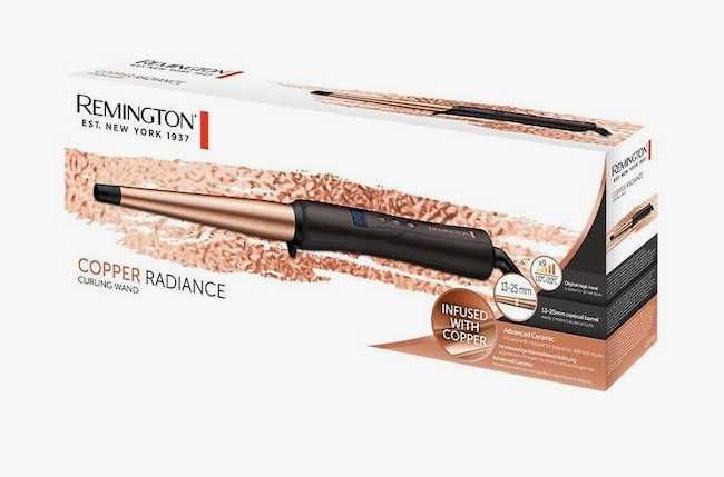 ONDULATOR PAR Remington Copper Radiance Curling Wand pt bucle 25mm
