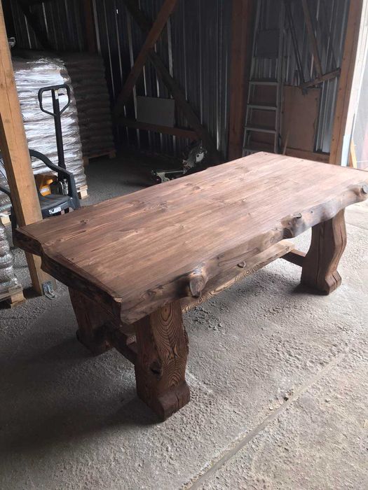 Състарена масивна маса (бор)-налични два размера