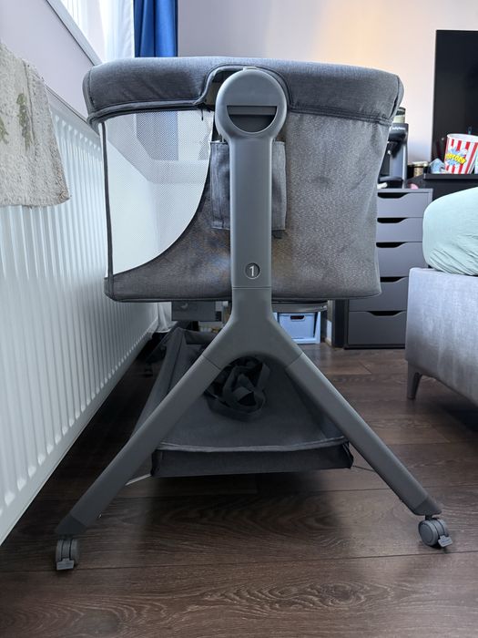 Patut co-sleeper Lionelo, Pliabil, Cu sistem de leganare
