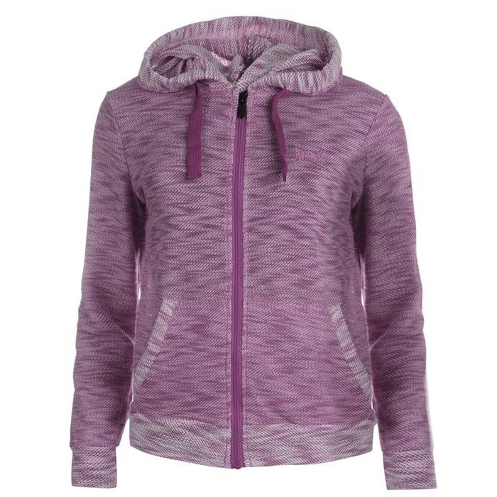 Спортна дамска блуза с дълъг ръкав с щампа"Lee Cooper"в розово,лилаво