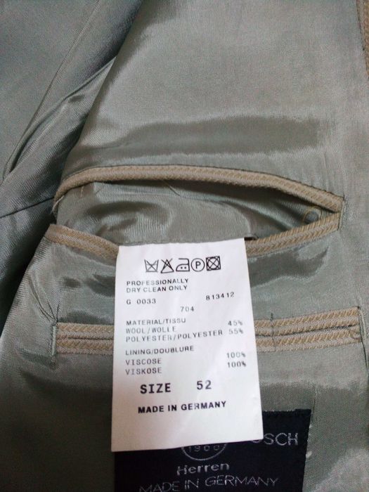 Шикарный немецкий пиджак(Made in Germany).45% шерсть, разм 52