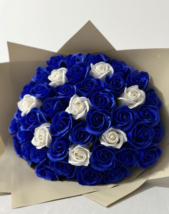 Buchet trandafiri din săpun – 41 trandafiri
