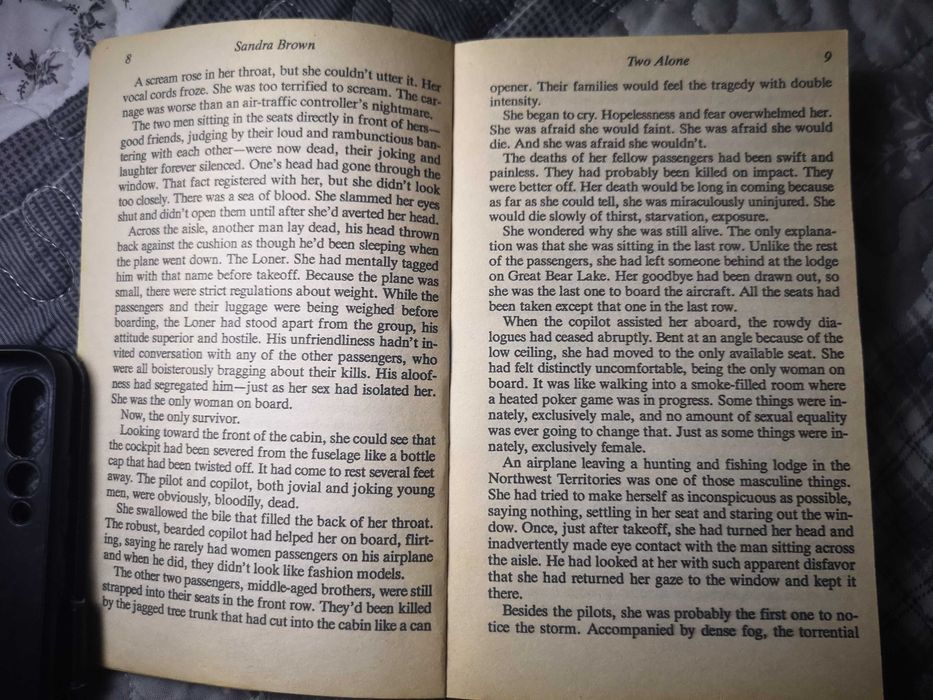 Carte Two alone de Sandra Brown