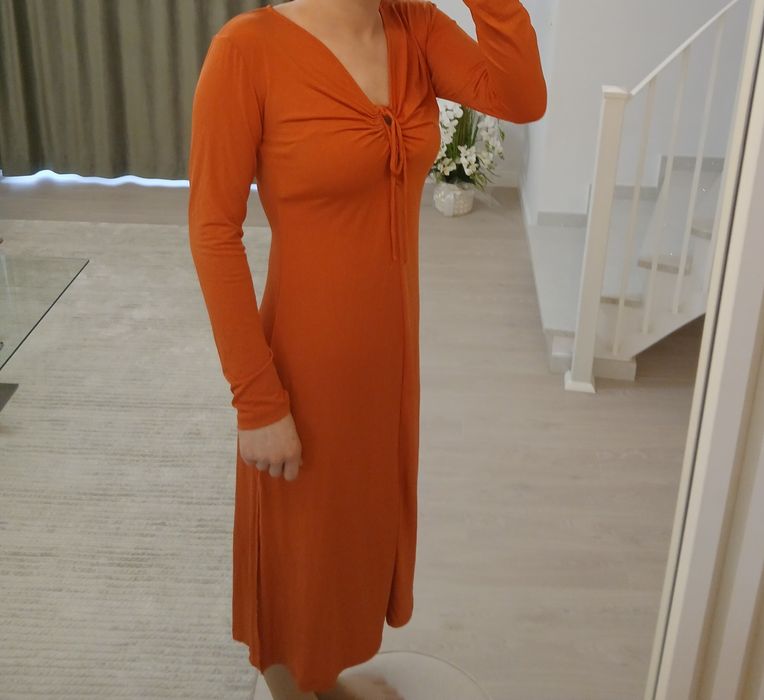 Rochie midi  Stradivarius, nouă