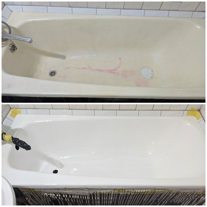 Аккуратная эмалировка ванн по немецкой технологии.Реставрация.Ремонт.