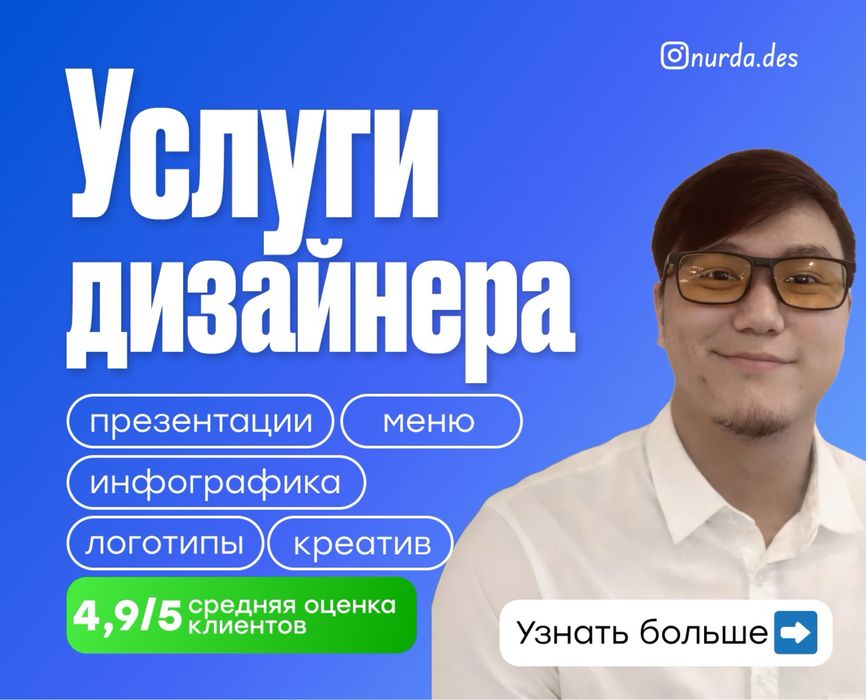 Графический Дизайнер/Логотипы, Презентации, Дизайн Карточек!