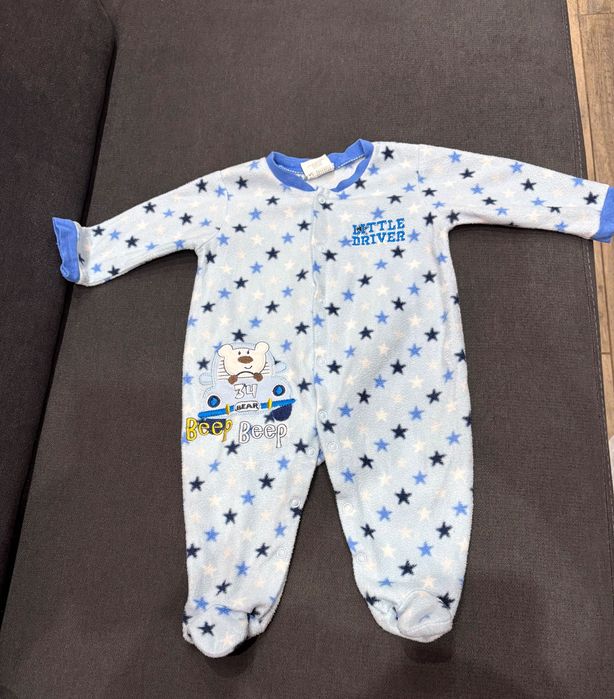 Плюшени ромпъри 0-3 месеца