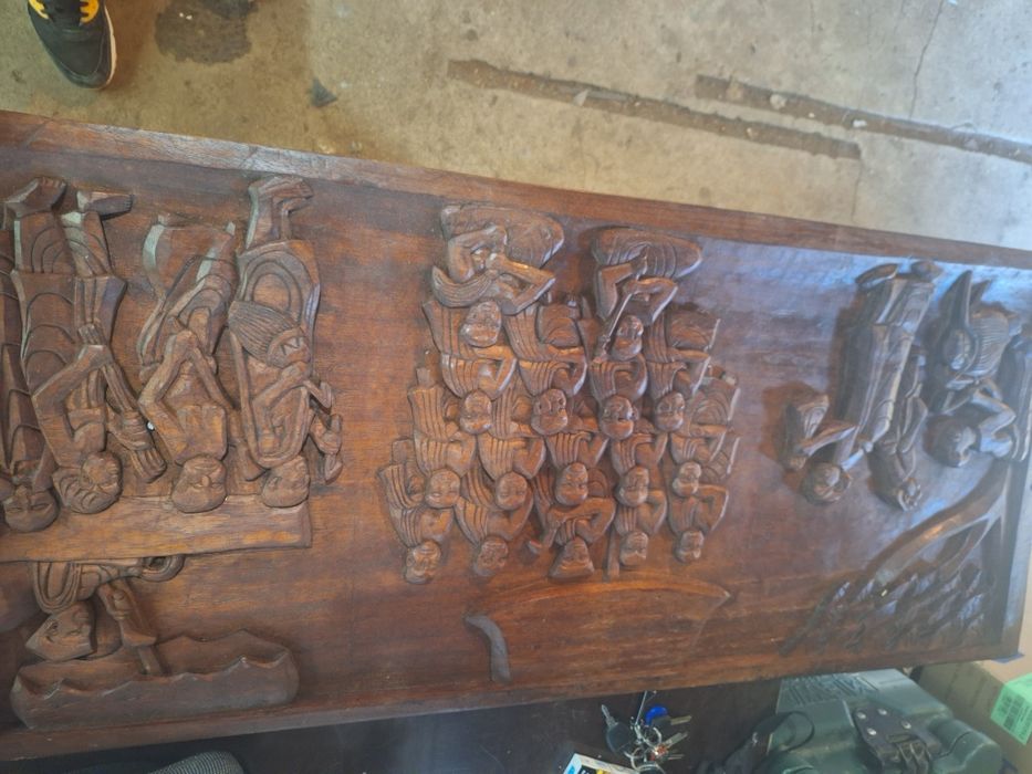 Стара Картина Дърворезба