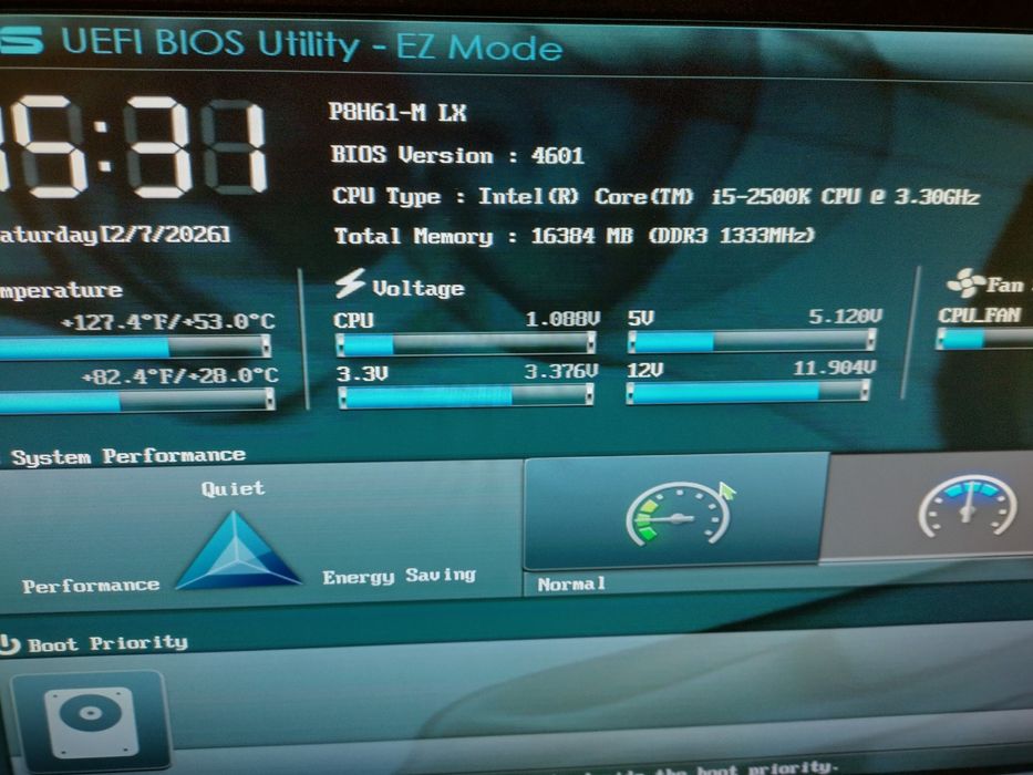 Placa baza Asus H61M, socket 1155, testata