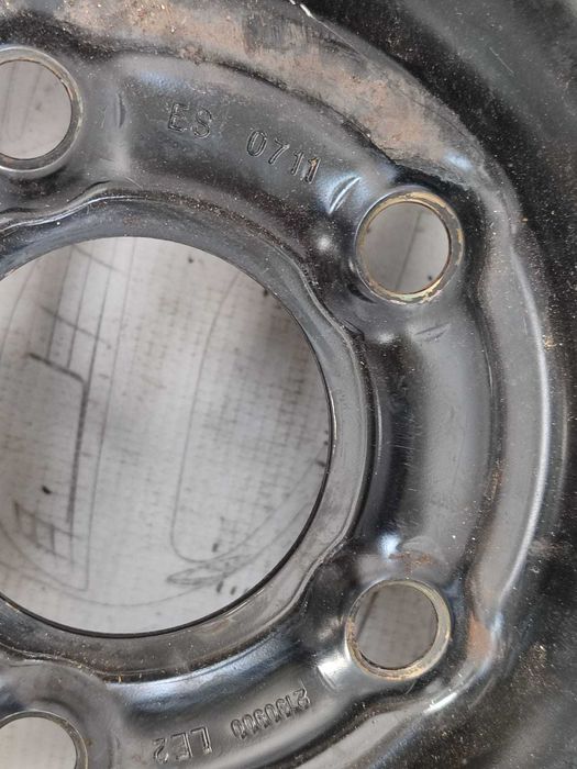 Roată de rezervă slim 5x112 T125/70 R19 DOT 1411 Audi A5 Sportback Cod:8K0601027D (3D)