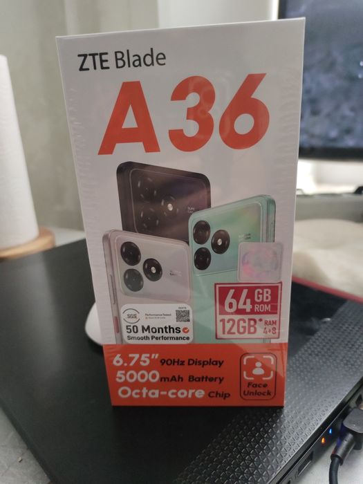 Смартфон ZTE A36,64 GB