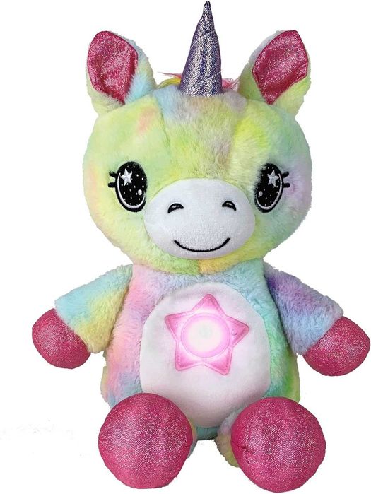 Плюшена играчка и проектор звездно небе Star Belly, Светещ Еднорог