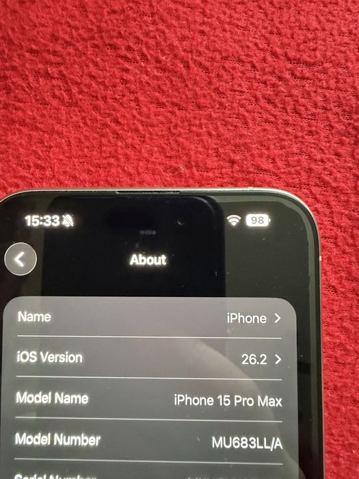 iPhone 15 Pro Max, 256GB, Natural Titanium