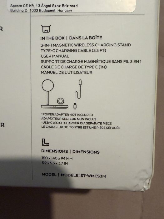 Incarcator  iphone airpods watch Wireless Satechi 3-in-1 negociabil