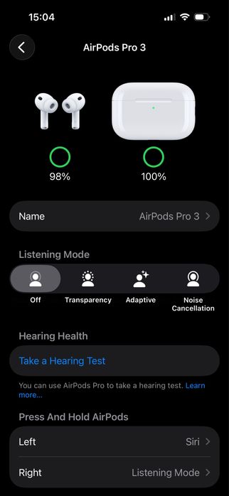 Vand Airpods Pro 3
