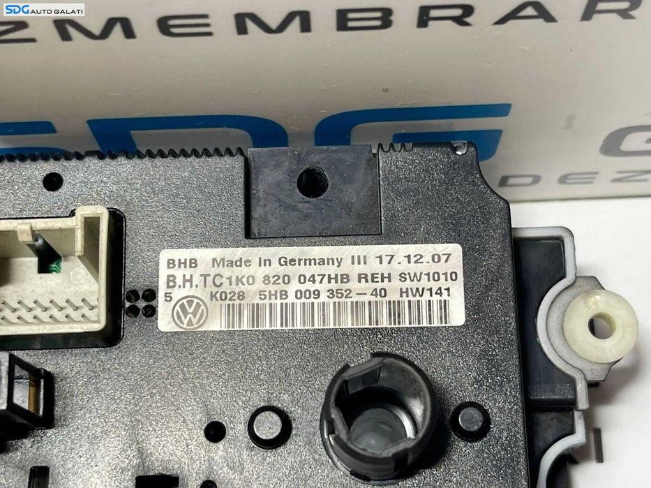 Climatronic Panou Comanda AC Aer Conditionat Clima Volkswagen Touran 2003 - 2010 Cod 1K0820047HB [1067]
