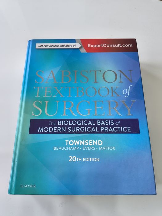 Sabiston textbook of surgery, 20 edition