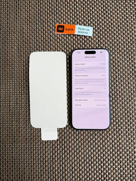 НОВ!  ГАРАНЦИЯ! iPhone 17 Pro Лизинг от 39€/мес USA Deep Blue  256Gb