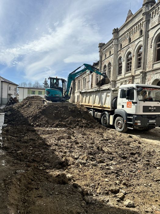 Excavări săpături iazuri si beciuri demolări transport șorturi simoluz