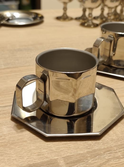 Zepter set pahare mici, cesti cafea, lingurițe, farfuriuțe